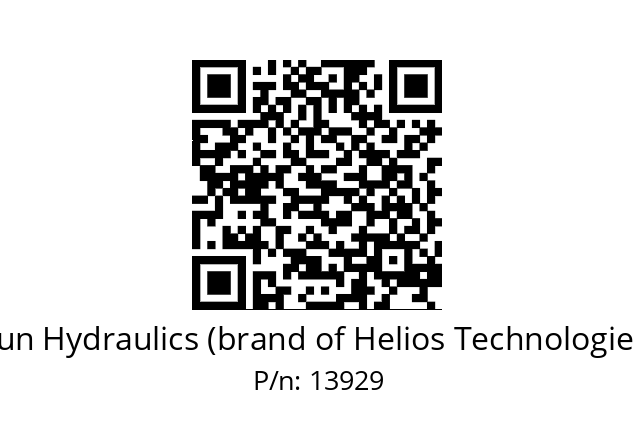   Sun Hydraulics (brand of Helios Technologies) 13929