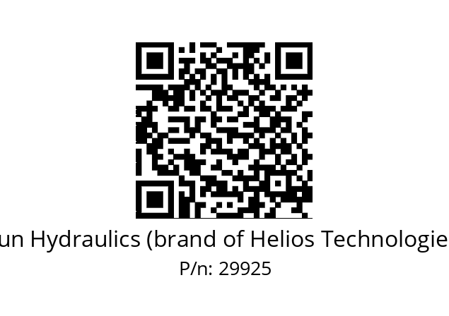   Sun Hydraulics (brand of Helios Technologies) 29925