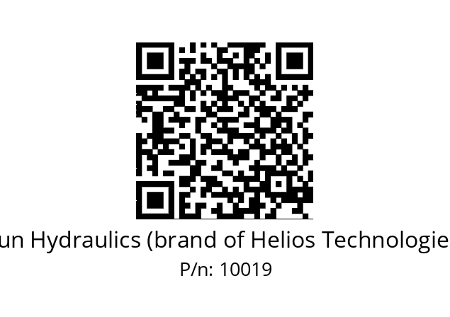   Sun Hydraulics (brand of Helios Technologies) 10019