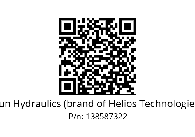   Sun Hydraulics (brand of Helios Technologies) 138587322