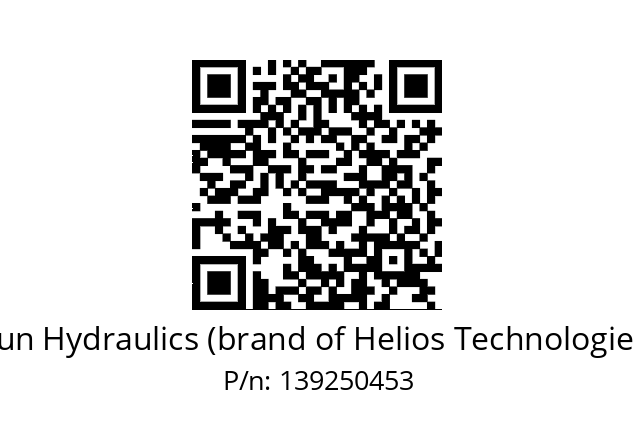   Sun Hydraulics (brand of Helios Technologies) 139250453