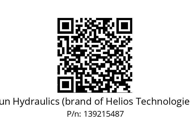   Sun Hydraulics (brand of Helios Technologies) 139215487