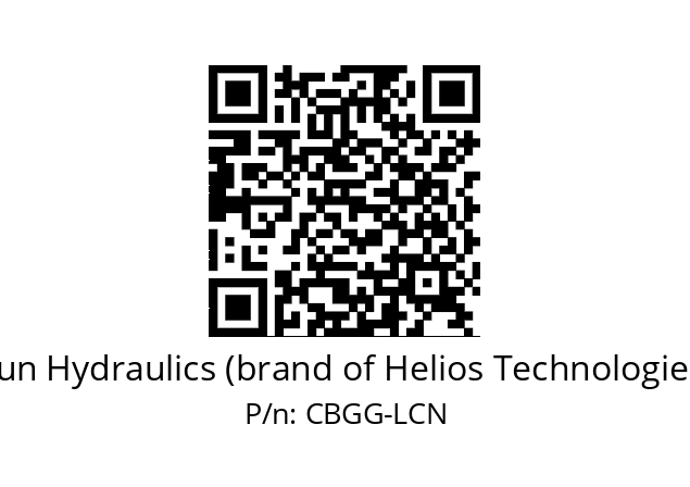   Sun Hydraulics (brand of Helios Technologies) CBGG-LCN