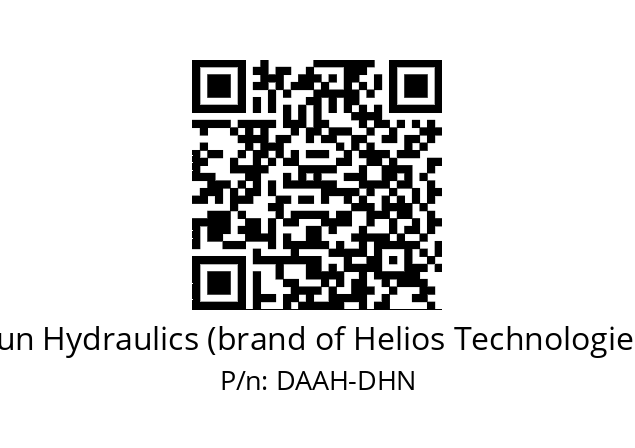   Sun Hydraulics (brand of Helios Technologies) DAAH-DHN