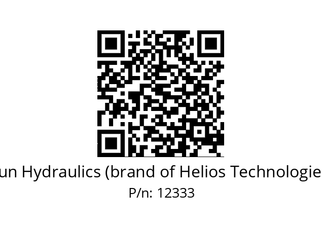   Sun Hydraulics (brand of Helios Technologies) 12333