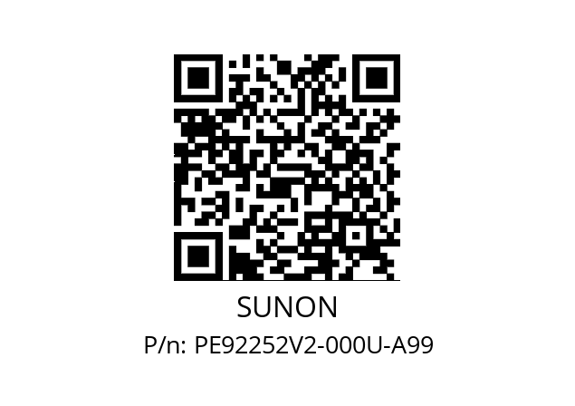   SUNON PE92252V2-000U-A99