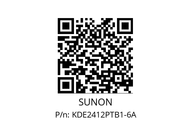   SUNON KDE2412PTB1-6A