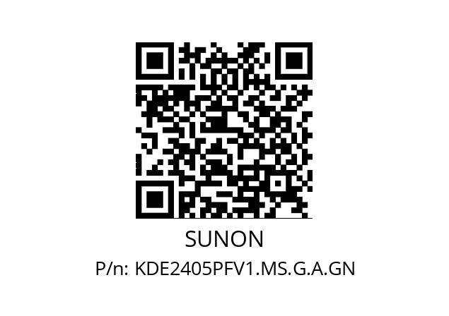   SUNON KDE2405PFV1.MS.G.A.GN