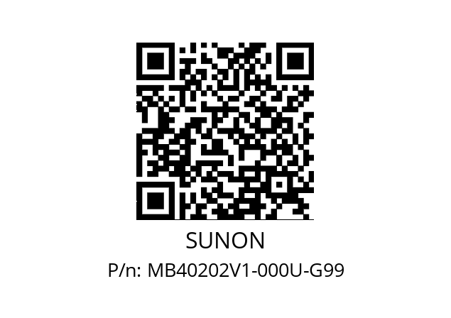   SUNON MB40202V1-000U-G99