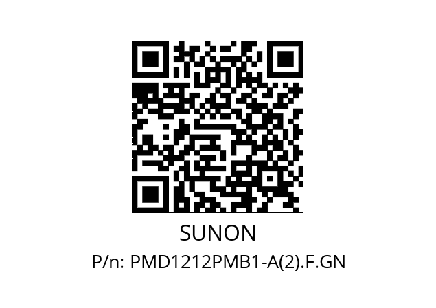   SUNON PMD1212PMB1-A(2).F.GN