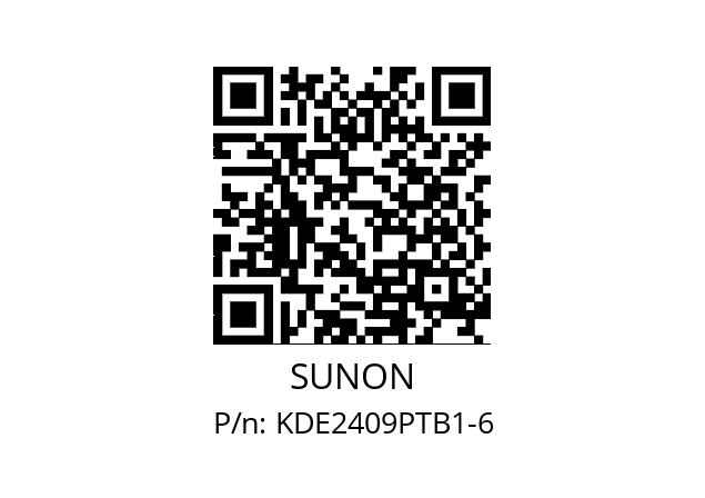   SUNON KDE2409PTB1-6