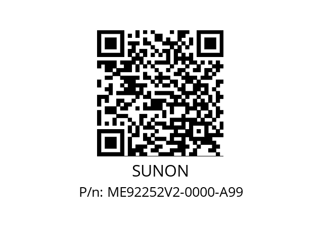   SUNON ME92252V2-0000-A99