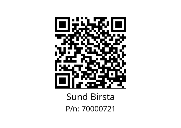   Sund Birsta 70000721