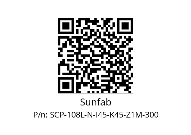   Sunfab SCP-108L-N-I45-K45-Z1M-300