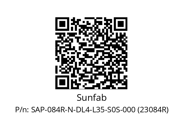   Sunfab SAP-084R-N-DL4-L35-S0S-000 (23084R)