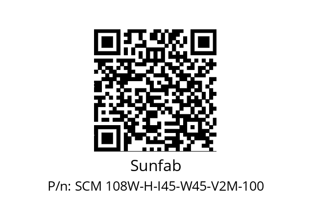   Sunfab SCM 108W-H-I45-W45-V2M-100