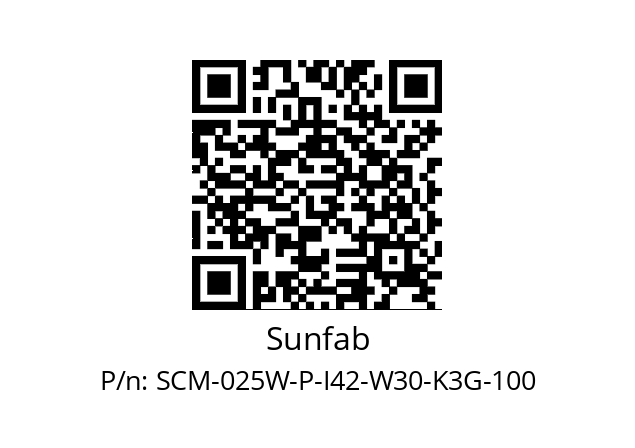   Sunfab SCM-025W-P-I42-W30-K3G-100