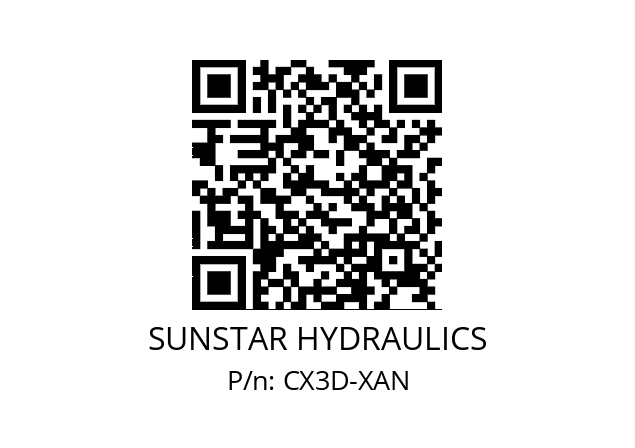   SUNSTAR HYDRAULICS CX3D-XAN