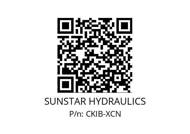   SUNSTAR HYDRAULICS CKIB-XCN