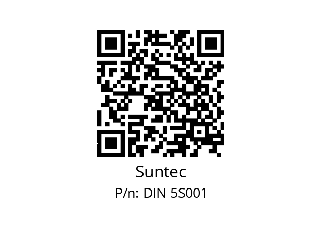   Suntec DIN 5S001