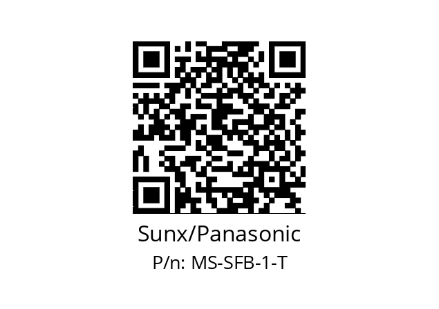   Sunx/Panasonic MS-SFB-1-T