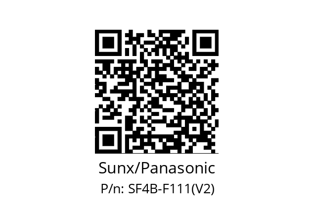   Sunx/Panasonic SF4B-F111(V2)