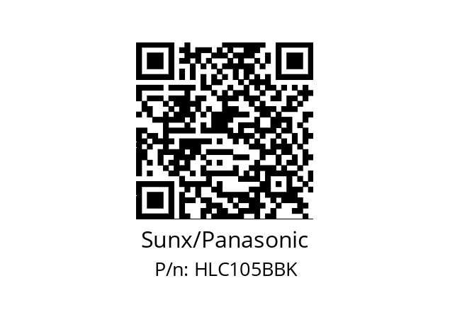   Sunx/Panasonic HLC105BBK