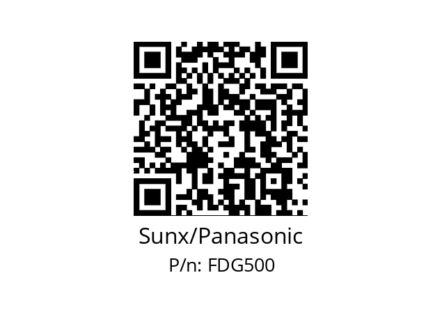   Sunx/Panasonic FDG500