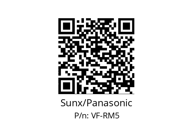   Sunx/Panasonic VF-RM5