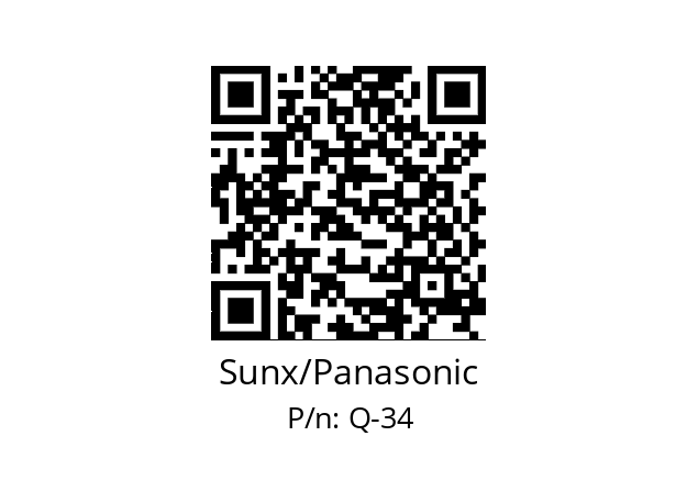   Sunx/Panasonic Q-34