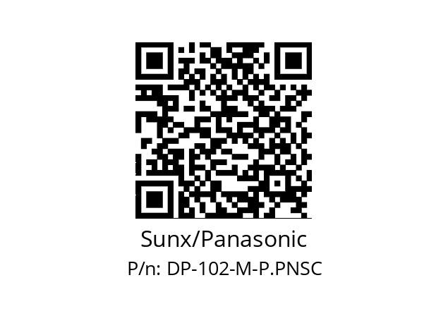   Sunx/Panasonic DP-102-M-P.PNSC