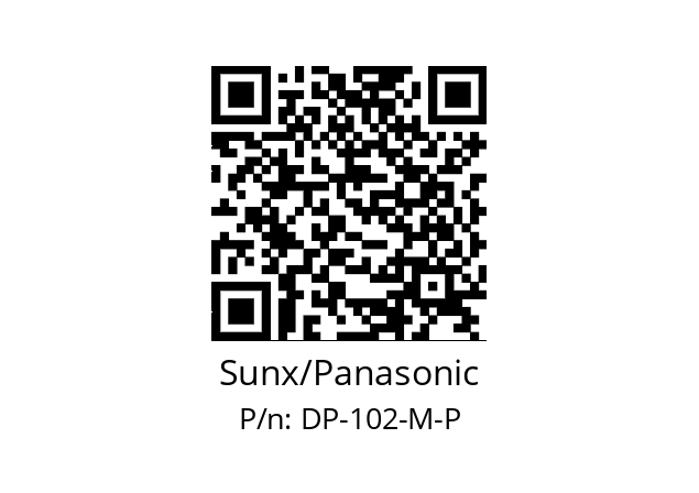   Sunx/Panasonic DP-102-M-P