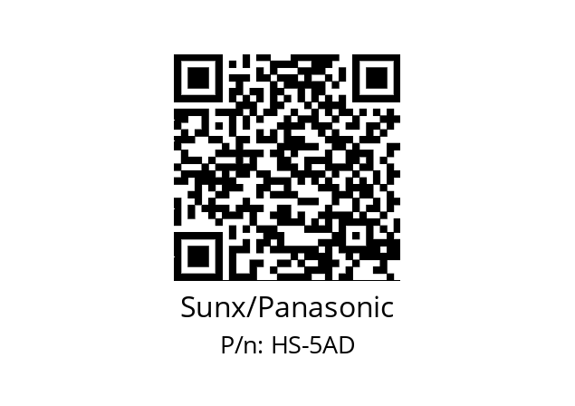   Sunx/Panasonic HS-5AD