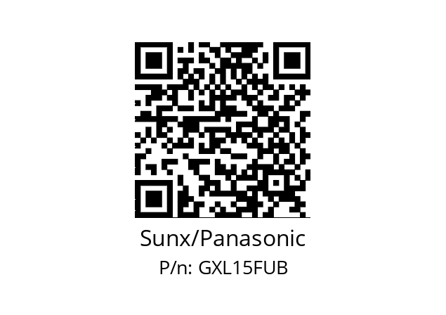   Sunx/Panasonic GXL15FUB