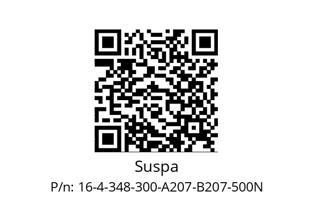   Suspa 16-4-348-300-A207-B207-500N