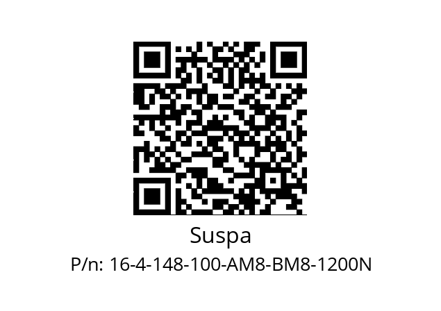   Suspa 16-4-148-100-AM8-BM8-1200N