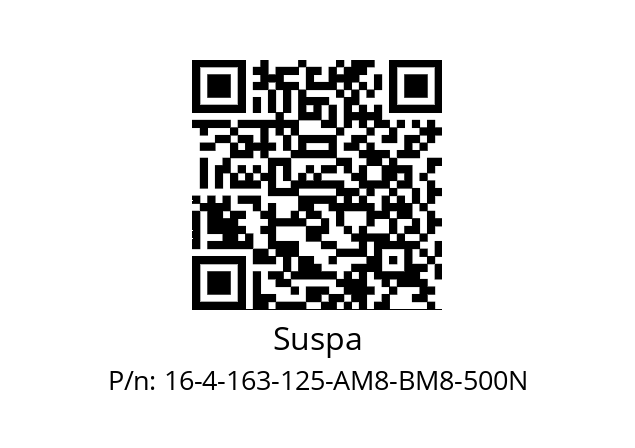   Suspa 16-4-163-125-AM8-BM8-500N