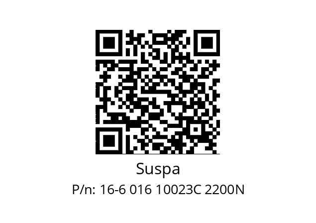   Suspa 16-6 016 10023C 2200N