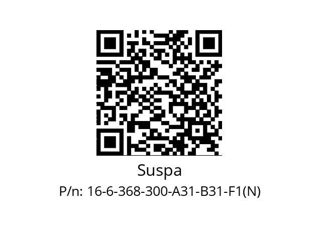   Suspa 16-6-368-300-A31-B31-F1(N)