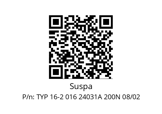   Suspa TYP 16-2 016 24031A 200N 08/02