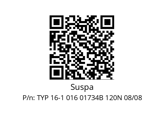   Suspa TYP 16-1 016 01734B 120N 08/08