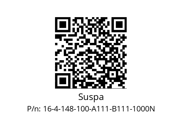   Suspa 16-4-148-100-A111-B111-1000N