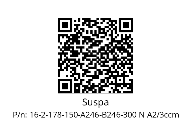   Suspa 16-2-178-150-A246-B246-300 N A2/3ccm