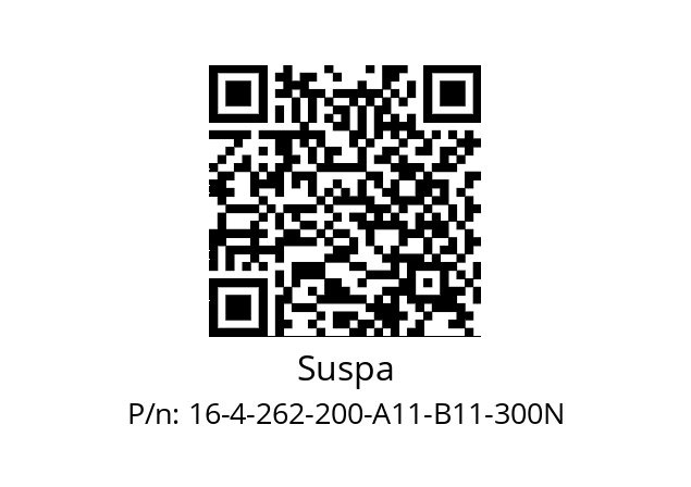   Suspa 16-4-262-200-A11-B11-300N