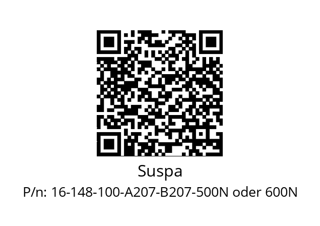   Suspa 16-148-100-A207-B207-500N oder 600N