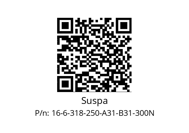   Suspa 16-6-318-250-A31-B31-300N