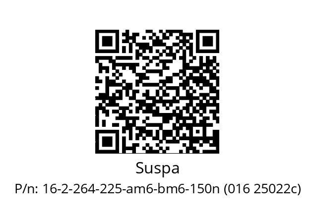   Suspa 16-2-264-225-am6-bm6-150n (016 25022c)