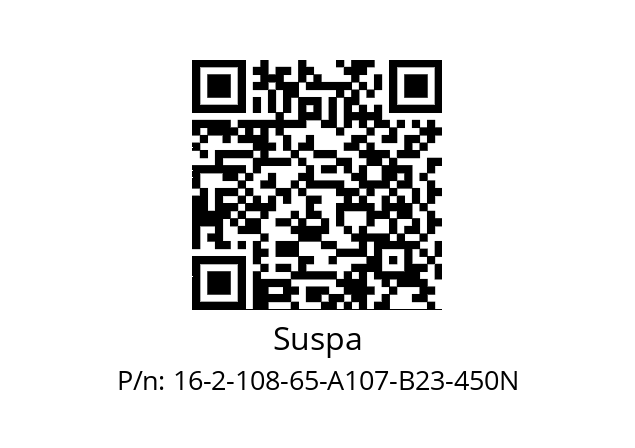   Suspa 16-2-108-65-A107-B23-450N