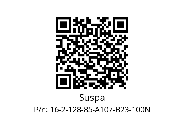   Suspa 16-2-128-85-A107-B23-100N