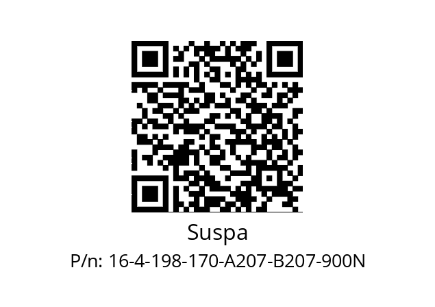   Suspa 16-4-198-170-A207-B207-900N